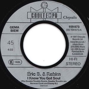 Eric B and Rakim - I Know You Got Soul (Double Trouble Remix